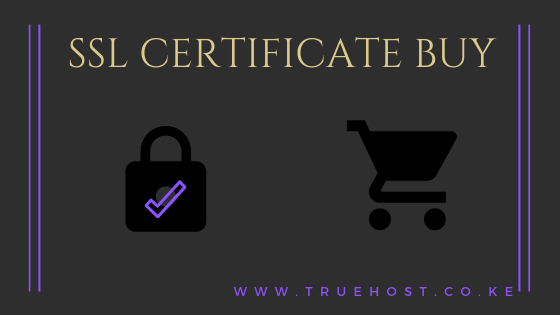SSL certificate buy
