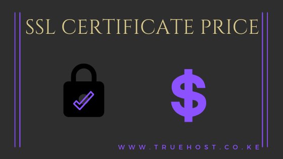 SSL certificate price