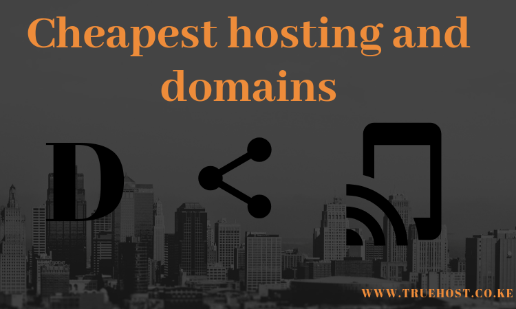 Cheapest hosting and domain