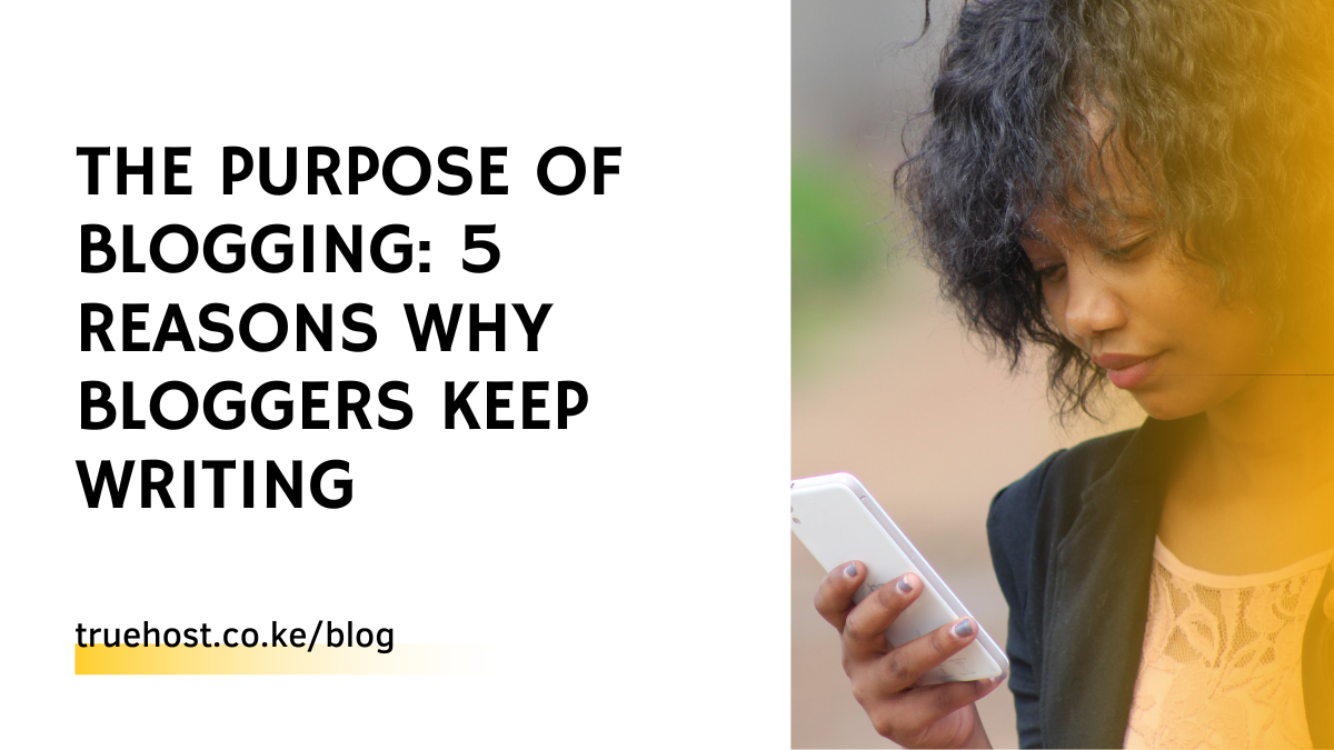 Purpose of Blogging