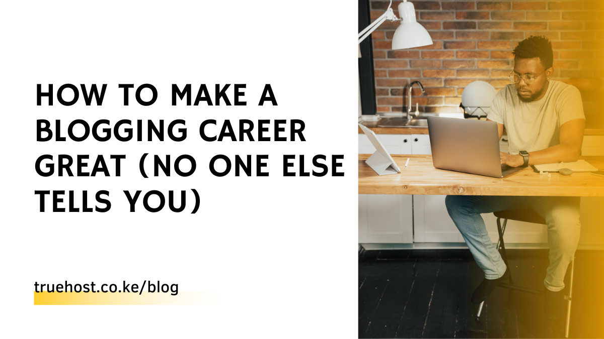 blogging career