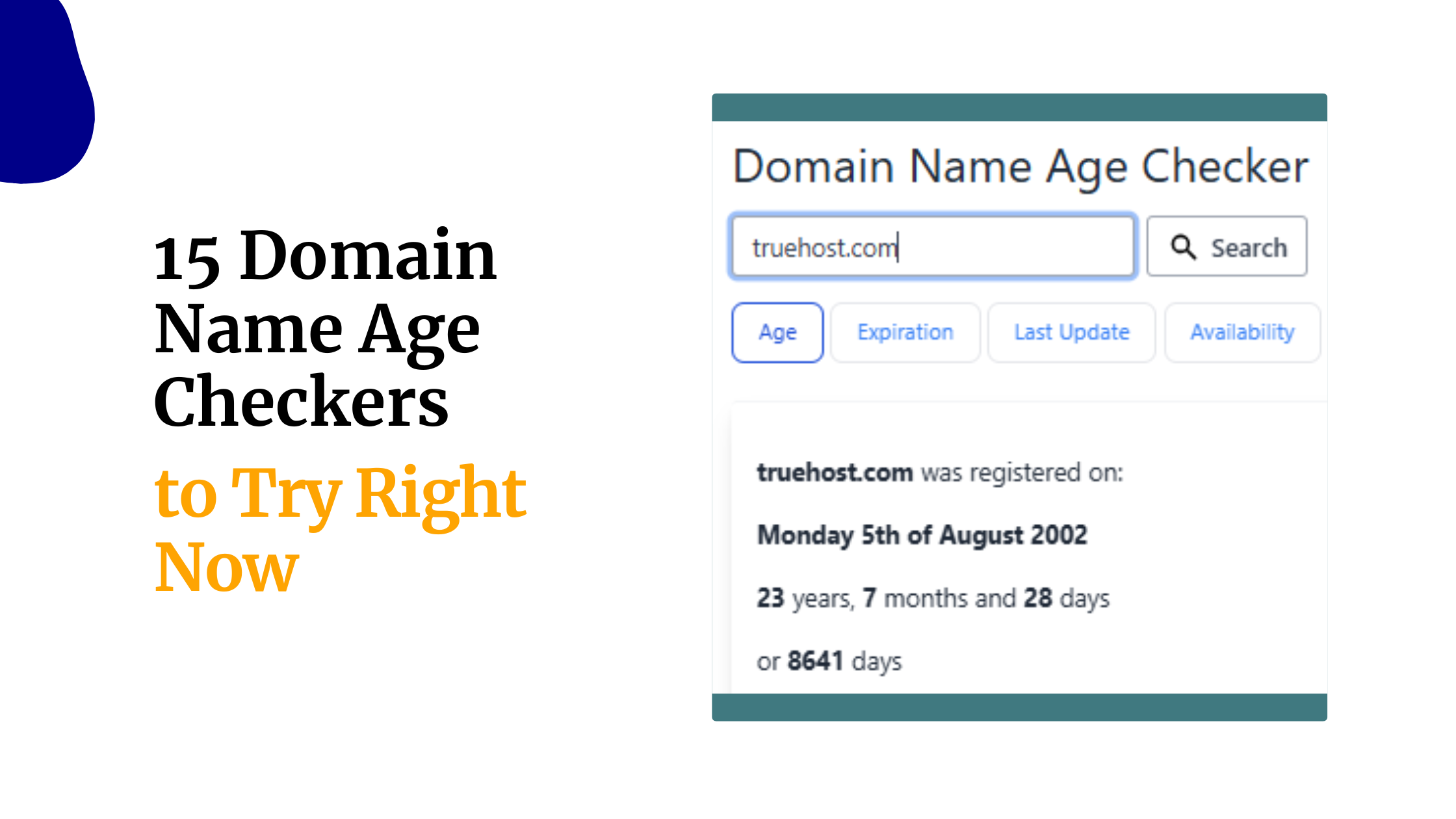 15+ Domain Name Age Checkers to Try Right Now